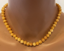 Natur Bernstein Perlenkette in gelb