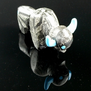 Bffel Fetisch Tier Zuni Handarbeit