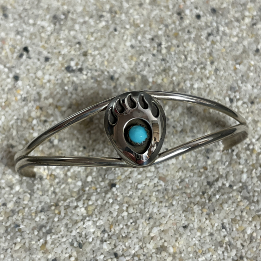 Brentatzen Armreif mit Trkis Navajo Indianerschmuck