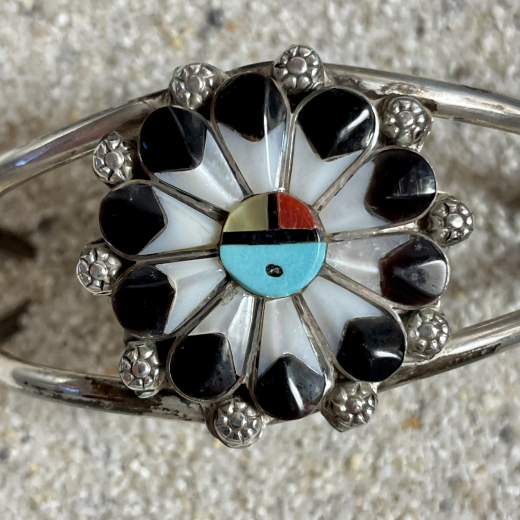 Sunface Armreif Zuni Indianerschmuck