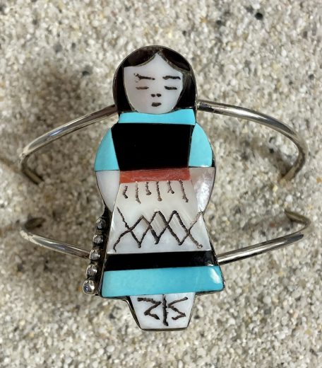 Zuni Maiden Armreif Zuni Indianerschmuck