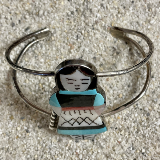Zuni Maiden Armreif Zuni Indianerschmuck
