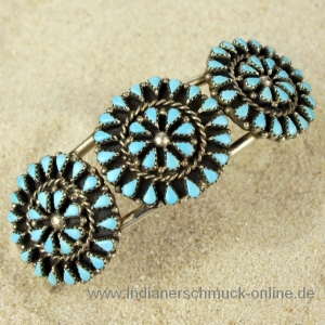 Trkis Cluster Armreif Zuni Indianerschmuck