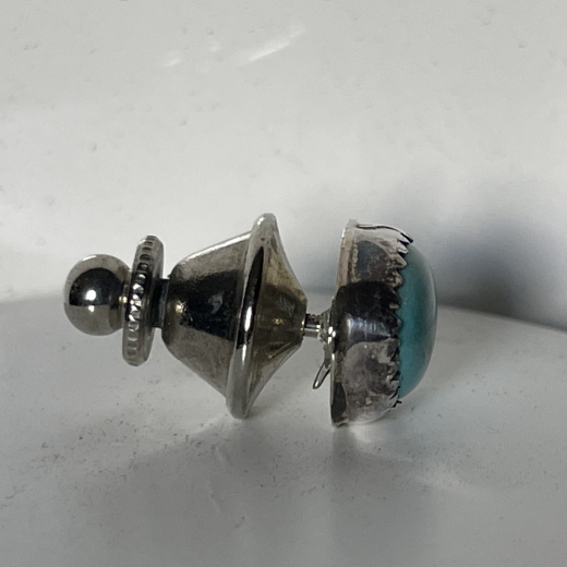 Tie Tack Trkis Navajo Indianerschmuck