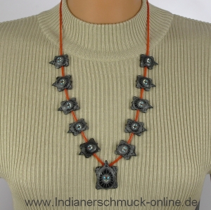 Schildkrten Fetischkette Zuni indianerschmuck