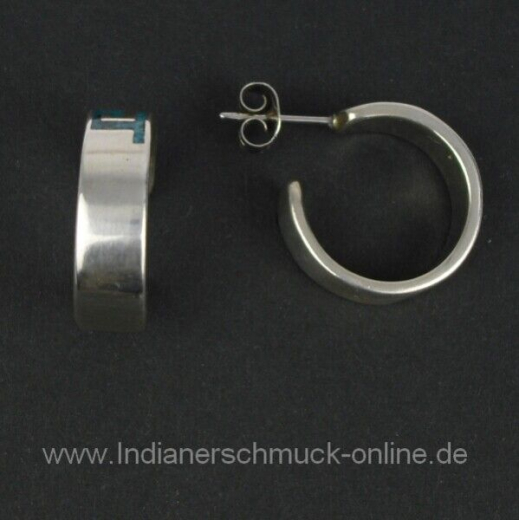 Welle Trkis Lapis Creole ChipInlay Indianerschmuck