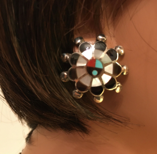 Sunface Multicolor Collier Zuni Indianerschmuck