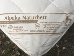 Alpakabett Sommer 1,1kg 135 x 200cm