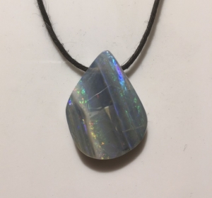 Opal Anhnger gebohrt 1001
