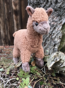 Alpaka Plschtier in braun