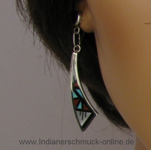 Multicolor Collier Zuni Indianerschmuck