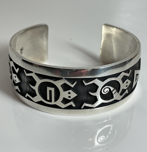 Schildkrten Hopi Overlay Armreif Trinidad Lucas