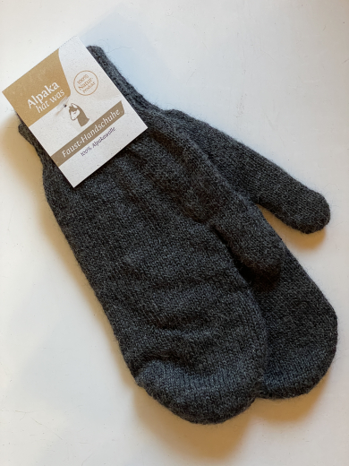 Warme Alpaka Fausthandschuhe Gr.7 - 10