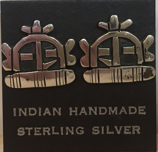 Hopi Kachina Overlay Ohrstecker
