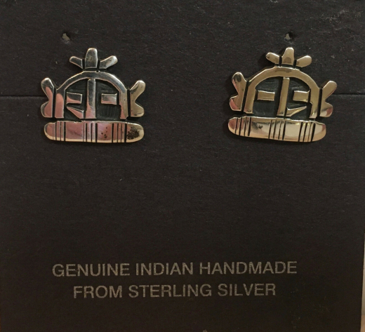 Hopi Kachina Overlay Ohrstecker