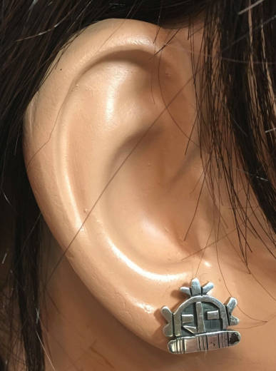 Hopi Kachina Overlay Ohrstecker