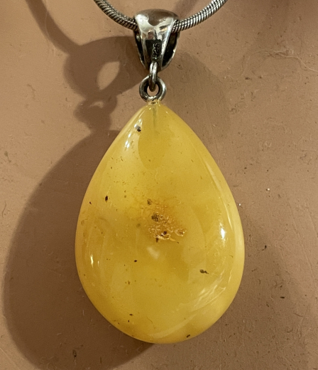 Natur Bernstein Honiggelber Tropfen