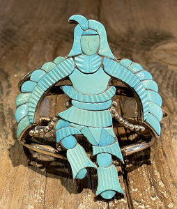 Eagle Dancer Armreif mit Trkis Inlay