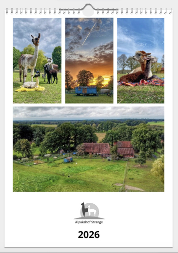 Kalender Alpakahof Strange 2026