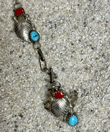 Trkis Koralle Sklavenarmband Armspange mit Ring