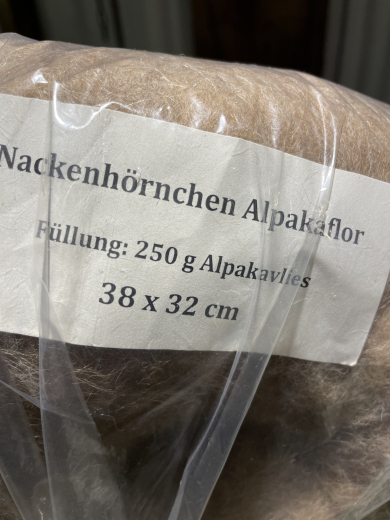 Alpaka Nackenhrnchen aus Alpakaflor -in zwei Farben