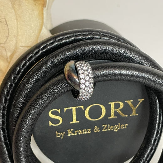 Story by Kranz & Ziegler Charm Anhnger Roller Ring rhod. Silber 6208292