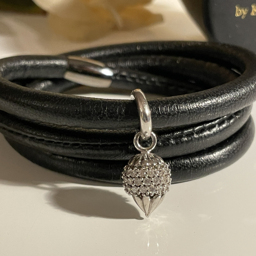 Story by Kranz & Ziegler Charm Anhnger Treasure Drop Silber 4208741