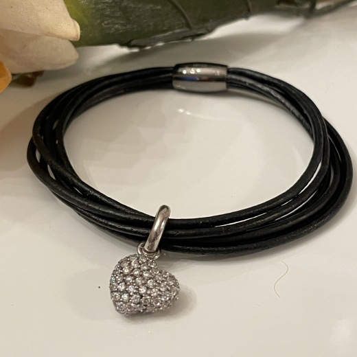 Story by Kranz & Ziegler Charm Anhnger Herz pav Silber 4208853