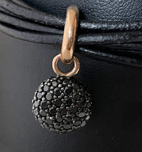 Story by Kranz & Ziegler Charm Sparkle Globe Silber rose vergoldet 2208937