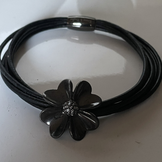 Story by Kranz & Ziegler Charm Anhnger Flower Gem Silber rhod.6208866