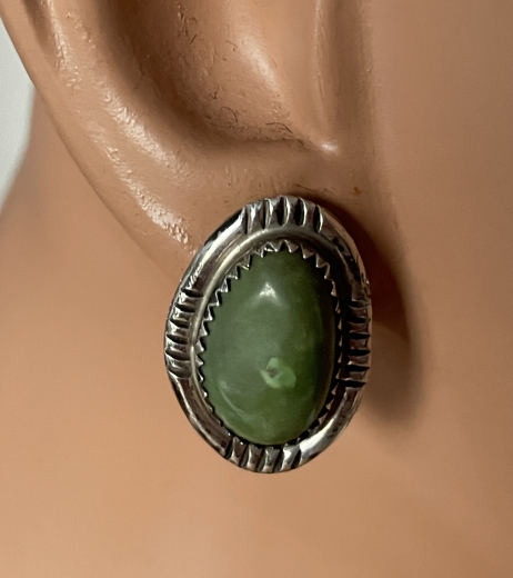 Trkis Ohrstecker Navajo Handarbeit