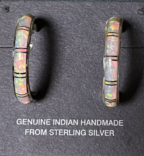 Opal Creole Sterlingsilber Navajo Handarbeit