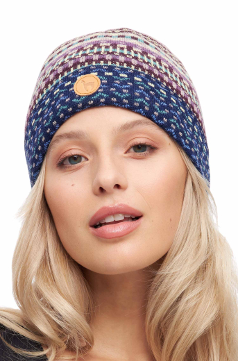 Alpaka Mtze Dilaya mit Bommel