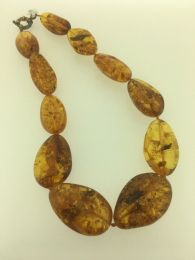 Bernstein 11 grosse Steine Collier