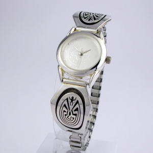 Man in the Maze Overlay Damen Armbanduhr Navajo Indianerschmuck