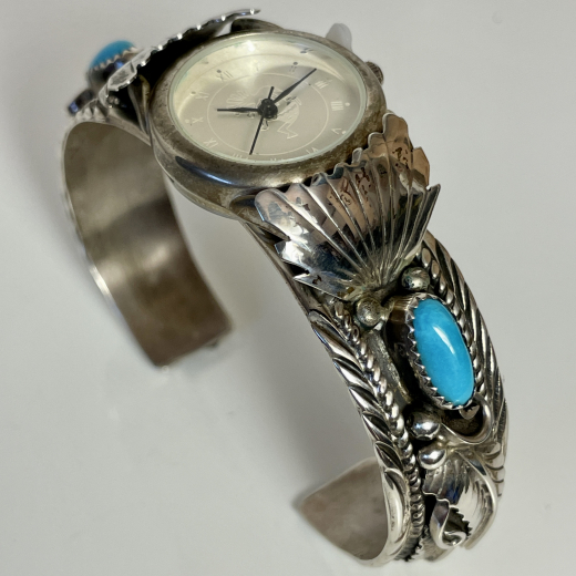 Trkis Uhrenarmreif Navajo Indianerschmuck Damen