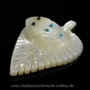 Frosch Fetisch Tier Zuni Handarbeit