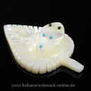 Frosch Fetisch Tier Zuni Handarbeit