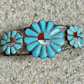 Sunface Armreif Trkis Zuni Indianerschmuck