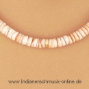Red Lip Muschelkette Indianerschmuck