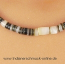 Black Lip Heishi Muschelkette Indianerschmuck