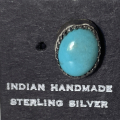 Tie Tack Trkis Navajo Indianerschmuck