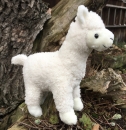 Alpaka Plschtier in wei