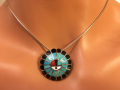 Sunface Anhnger Zuni Indianerschmuck