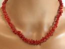 Echte Korallen Kette Cupolini 45 cm