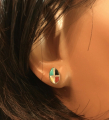 Multicolour Ohrstecker Zuni Indianerschmuck