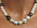 SWZ Perlenstrang mit Tahiti Perlen