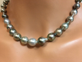 Tahiti Perlen Strang 8.4 - 11.0 mm 32 Perlen
