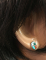 Multicolour Ohrstecker Zuni Indianerschmuck