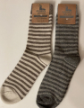 Alpakasocken Gr. 35 - 38 geringelt